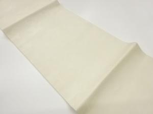  紗 桔梗模様織出し開き名古屋帯（額縁仕立て）